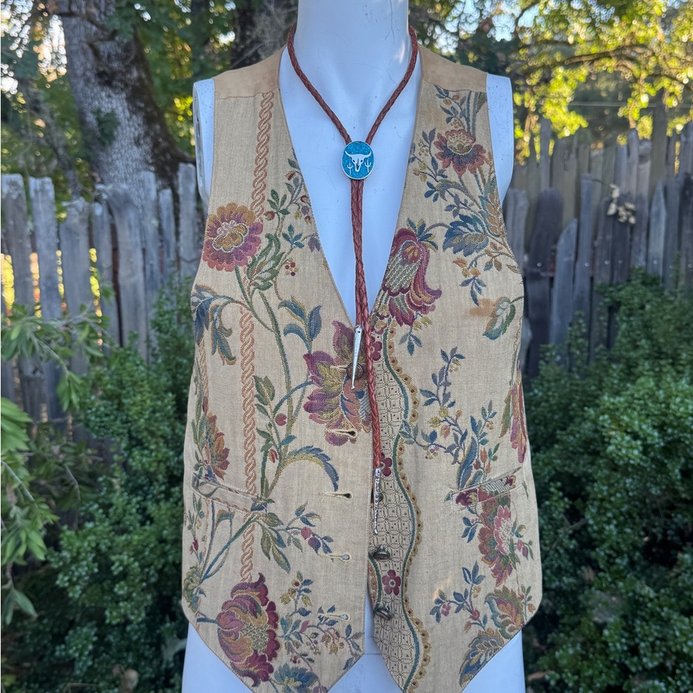 Vintage Karen Kane Multicolor Floral Women's Vest